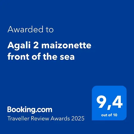 Daire Agali 2 Maizonette Front Of The Sea *