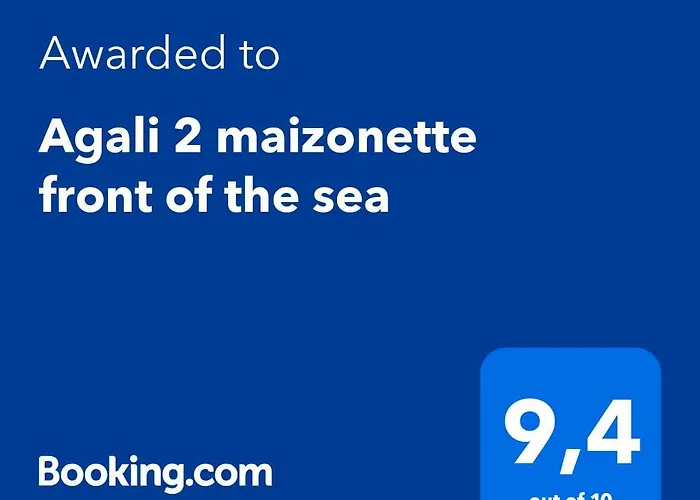 Appartement Agali 2 Maizonette Front Of The Sea *